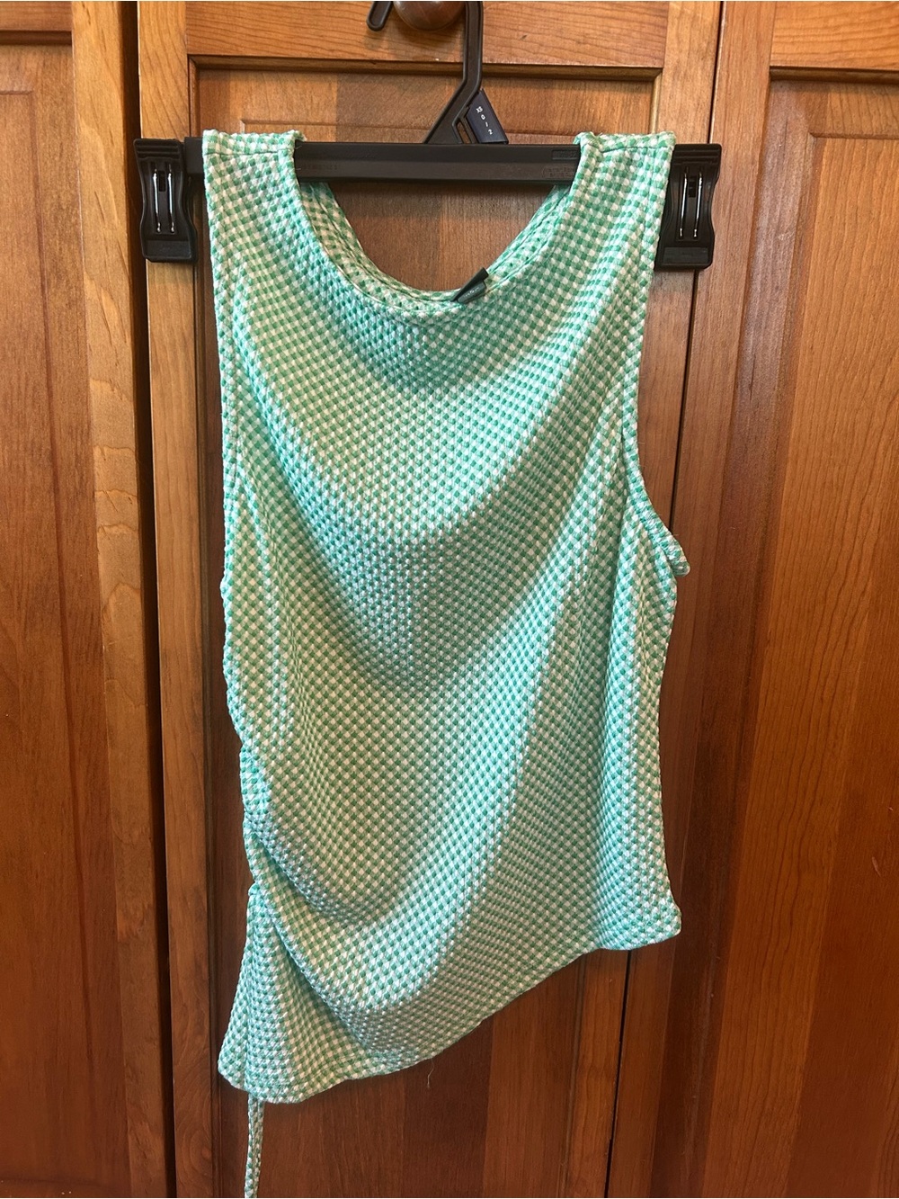 wild fable Mint Green Textured Sleeveless Tank Top